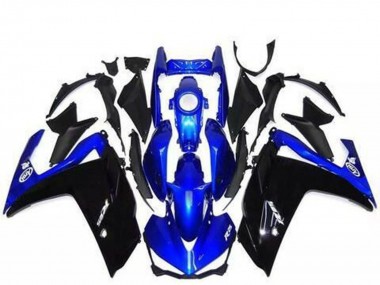 Carenados Moto Yamaha R3 2015-2018 - Azul Negro Brillante