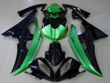 Carenados Moto Yamaha R6 2008-2016 - Verde Negro Brillante