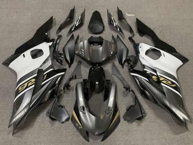 Carenados Moto Yamaha R6 2017-2023 - Blanco Gris Negro Brillante Oro