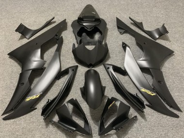 Carenados Moto Yamaha R6 2008-2016 - Gris Mate Negro Oro Calcomanías