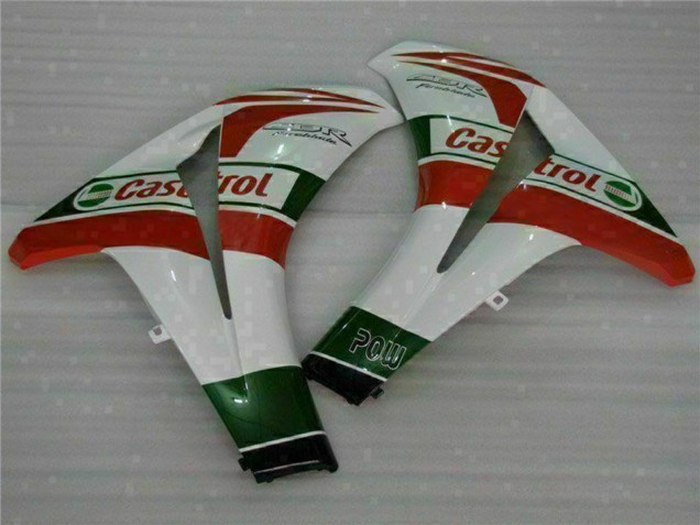 Carenados Moto Honda CBR1000RR 2008-2011 - Blanco Rojo Verde Castrol