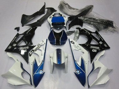 Carenados Moto BMW S1000RR 2017-2018 - Blanco Azul Negro Brillante