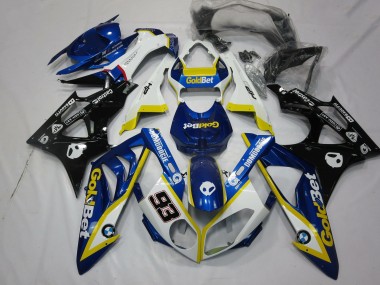 Carenados Moto BMW S1000RR 2009-2014 - Blanco Amarillo Azul Negro Brillante OroBet 93