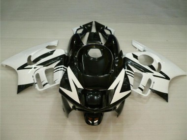 Carenados Moto Honda CBR600 F3 1995-1996 - Blanco Negro Brillante