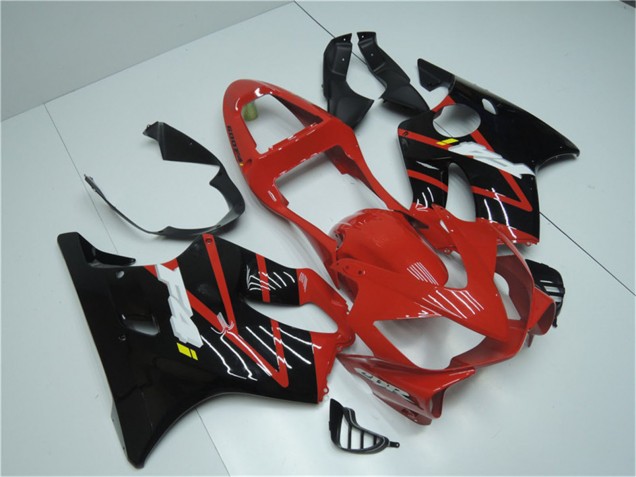 Carenado Moto Honda CBR600 F4i 2001-2003 - Rojo Negro Brillante