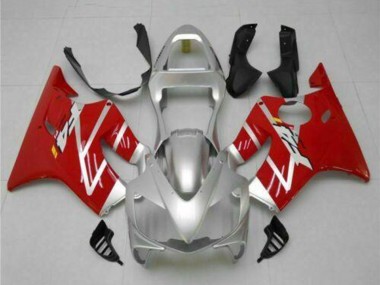 Kits Carenados Moto Honda CBR600 F4i 2001-2003 - Plata Rojo