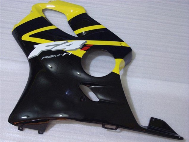 Carenado Moto Honda CBR600 F4i 2001-2003 - Amarillo Negro Brillante