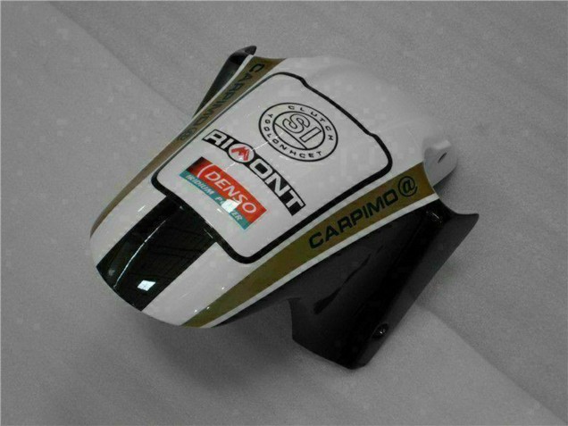 Carenados Moto Honda CBR600 F4i 2001-2003 - Blanco Amarillo Negro Brillante Playboy