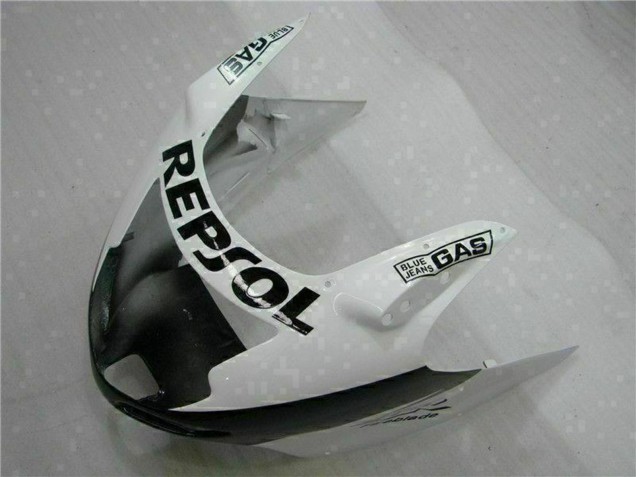 Carenados Moto Honda CBR1100XX Blackbird 1996-2007 - Blanco Negro Brillante Repsol