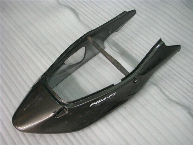 Carenados Moto Honda CBR1100XX Blackbird 1996-2007 - Negro Brillante Plata Llama