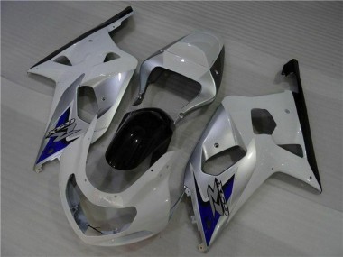 Carenados Moto Suzuki GSXR 600/750 2001-2003 - Blanco Plata Azul Negro