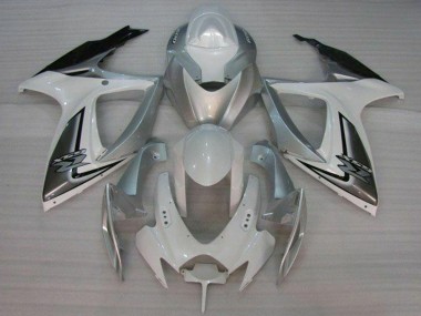 Carenados Moto Suzuki GSXR 600/750 2006-2007 - Blanco Plata