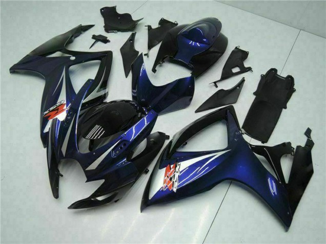 Carenados Moto Suzuki GSXR 600/750 2006-2007 - Negro Brillante Azul