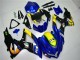 Carenados Moto Suzuki GSXR 600/750 2008-2010 - Azul Amarillo Tiburón