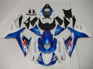 Carenado Moto Suzuki GSXR 600/750 2011-2024 - Blanco Azul Negro Rojo