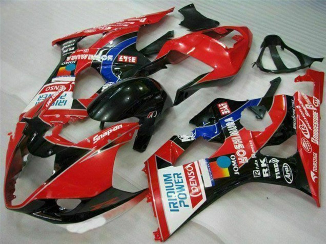 Carenados Moto Suzuki GSXR 1000 2003-2004 - Rojo Negro Azul Yoshimura