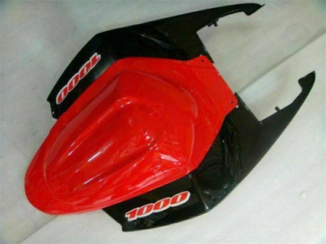 Carenados Moto Suzuki GSXR 1000 2005-2006 - Rojo Negro Brillante Negro Mate