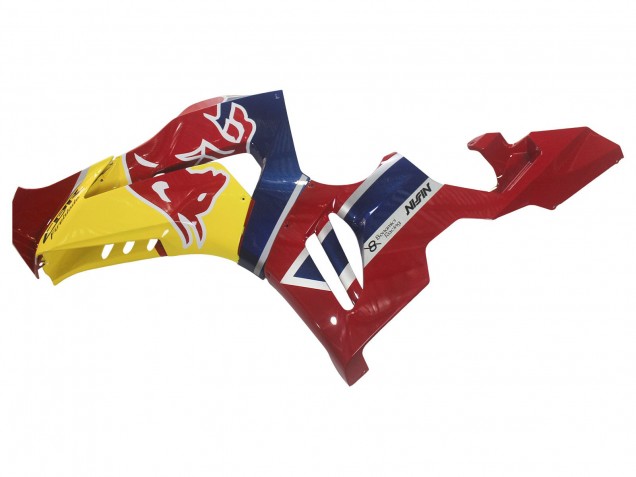 Carenados Moto Honda CBR1000RR-R 2020-2023 - Azul Amarillo Rojo Bull