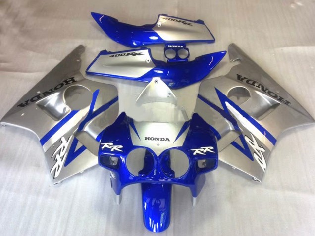 Carenados Moto Honda CBR400RR NC23 1987-1989 - Plata Azul