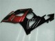 Carenados Moto Suzuki GSXR 1000 2005-2006 - Rojo Plata Negro Brillante
