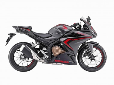 Carenados Moto Honda CBR400R 2022 - Negro Mate Rojo