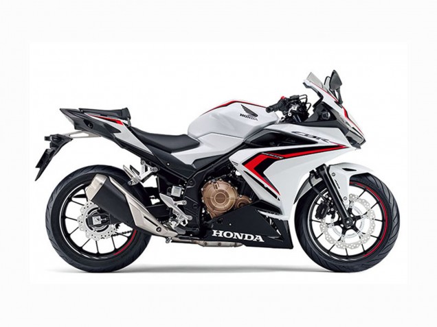 Carenados Moto Honda CBR400R 2022 - Blanco Rojo Negro Brillante