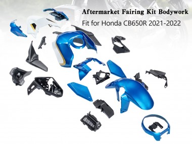 Carenados Moto Honda CB650R 2019-2022 - Azul Oro Negro