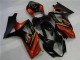 Carenados Moto Suzuki GSXR 1000 2007-2008 - Negro Naranja