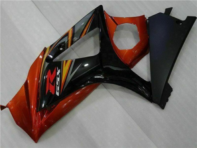 Carenados Moto Suzuki GSXR 1000 2007-2008 - Negro Naranja