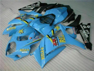 Kits Carenado Moto Suzuki GSXR 1000 2007-2008 - Azul Oro Negro Rizla