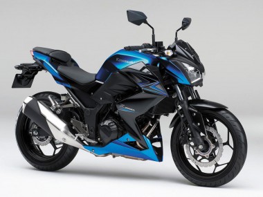 Carenados Moto Kawasaki Z250/Z300 2015-2016 - Azul Negro Mate