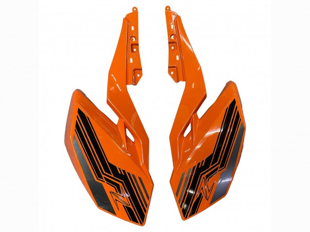 Carenados Moto Kawasaki Z400 2018-2024 - Naranja Negro Brillante
