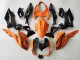 Carenados Moto Kawasaki Z400 2018-2024 - Naranja Negro Brillante