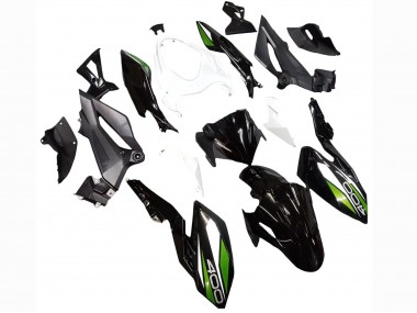 Carenados Moto Kawasaki Z400 2018-2024 - Blanco Negro Brillante Verde
