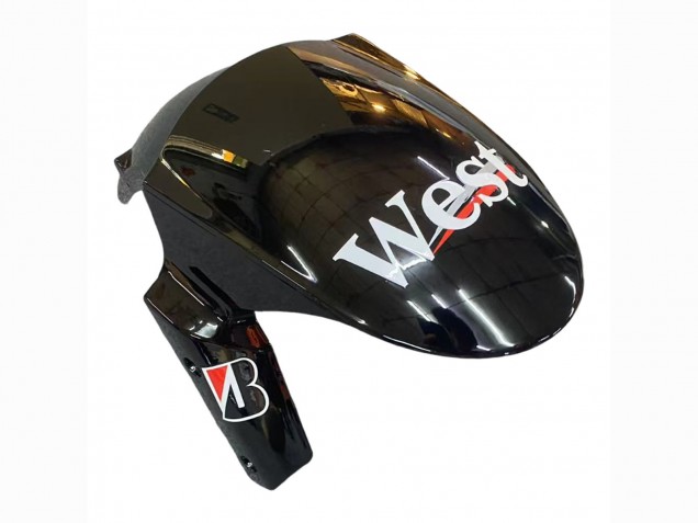 Carenados Moto Kawasaki Z1000SX 2010-2016 - Negro Brillante Oro Blanco Mobil West