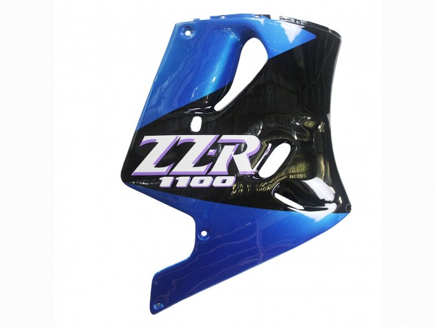 Carenados Moto Kawasaki ZZR1100 1990-1992 - Azul Negro Brillante