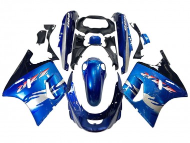 Carenados Moto Kawasaki ZZR1100 1993-2003 - Azul Plata Negro