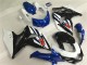 Kits Completo Carenado Moto Suzuki GSXR 1000 2009-2016 - Blanco Azul Negro