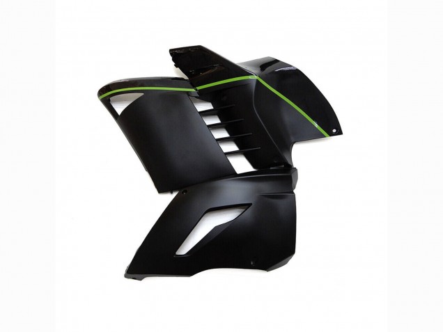 Carenados Moto Kawasaki GTR1400/ZG1400 2007-2009 - Negro Mate Verde Línea