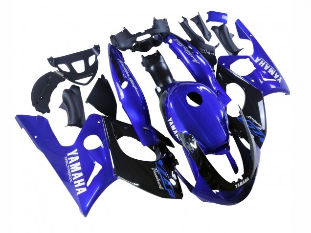 Carenados Moto Yamaha YZF600R Thundercat 1996-2007 - Azul Negro Brillante