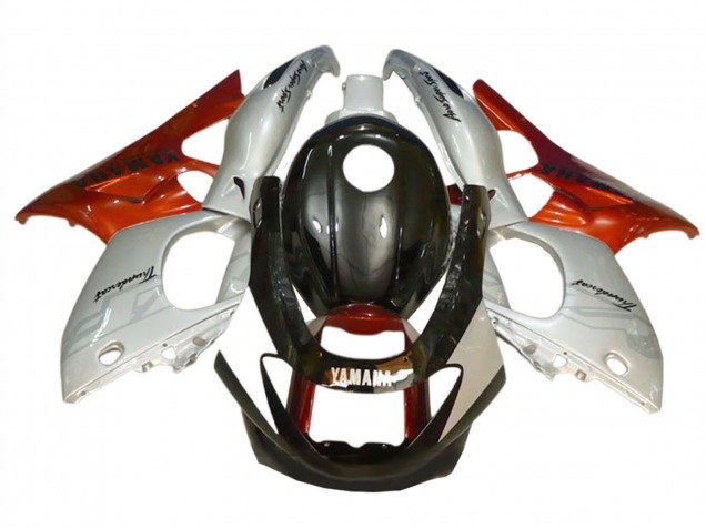 Carenados Moto Yamaha YZF600R Thundercat 1996-2007 - Negro Plata Burnt Naranja