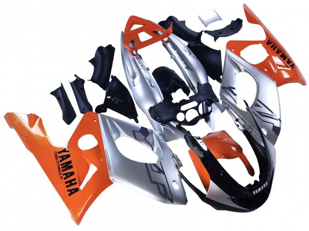 Carenados Moto Yamaha YZF600R Thundercat 1996-2007 - Naranja Gris Negro Brillante