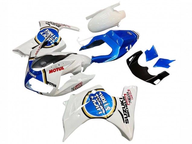 Carenados Moto Suzuki SV650 2003-2013 - Blanco Azul Lucky Strike Motul