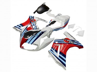 Carenados Moto Suzuki SV650 2003-2013 - Blanco Rojo Azul Martini