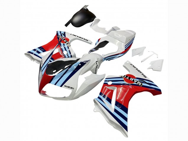 Carenados Moto Suzuki SV650 2003-2013 - Blanco Rojo Azul Martini