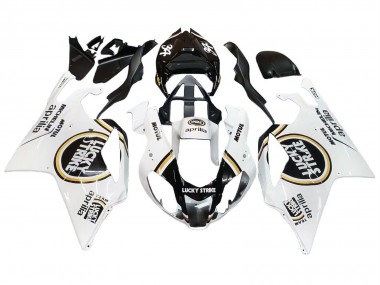 Carenados Moto Aprilia RSV1000 2003-2006 - Blanco Negro Lucky Strike Motul Michelin
