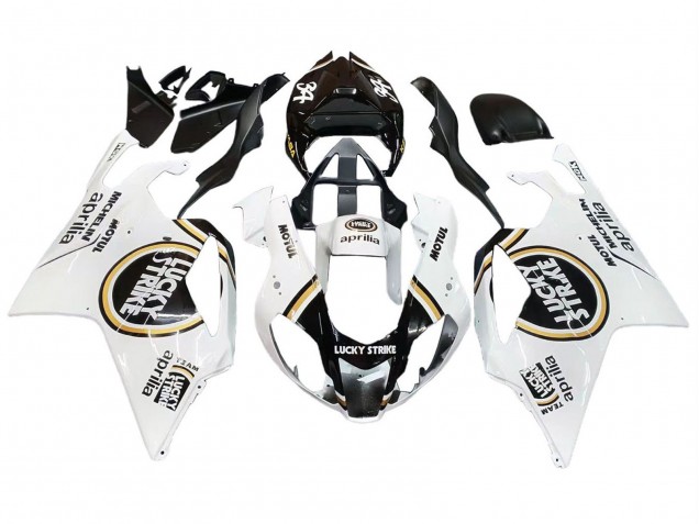 Carenados Moto Aprilia RSV1000 2003-2006 - Blanco Negro Lucky Strike Motul Michelin