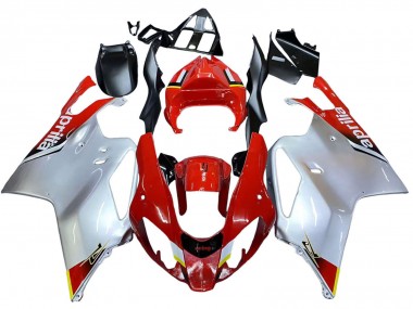 Carenados Moto Aprilia RSV1000 2003-2006 - Blanco Rojo Negro