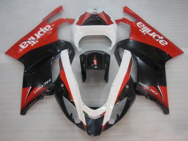 Carenados Moto Aprilia RSV1000 2003-2006 - Rojo Negro Blanco