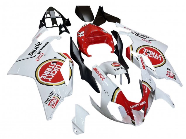 Carenados Moto Aprilia RSV1000 2003-2006 - Blanco Rojo Lucky Strike Motul 34